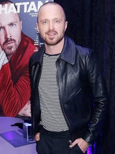 Aaron Paul Breaking Bad Black Leather Jacket