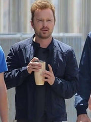 Westworld Season 3 Aaron Paul Blue Jacket