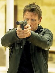 Aaron Eckhart Classified 2024 Black Jacket
