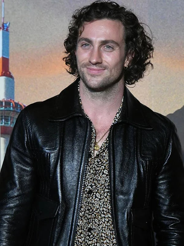 Aaron Taylor Johnson Black Jacket