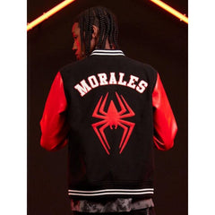 Across The Spider-Verse Miles Morales Varsity Jacket