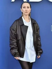 Adolescence 2025 Erin Doherty Black Leather Jacket