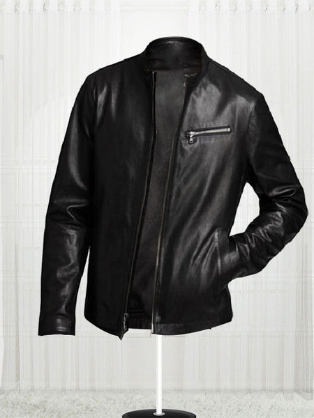 Agents Of Shield Grant Ward Black Leather Jacket