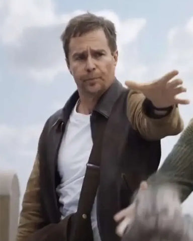 Aiden Argylle Brown Leather Jacket