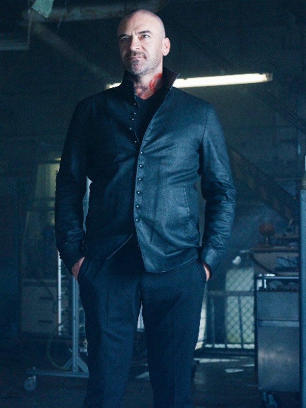 Alan Van Sprang Tv Series Shadowhunters Black Leather Jacket