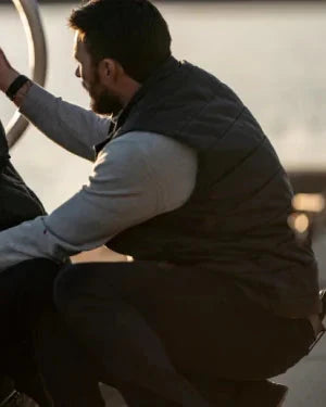 Alarum 2025 Scott Eastwood Black Vest