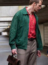 Alexander Skarsgård TV Series The Little Drummer Girl Suede Leather Jacket