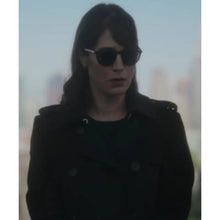 Alexandra Mullen Zero Day Black Trench Coat