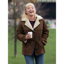 Almut We Live In Time Brown Shearling Jacket
