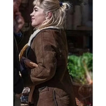 Almut We Live In Time Brown Shearling Jacket