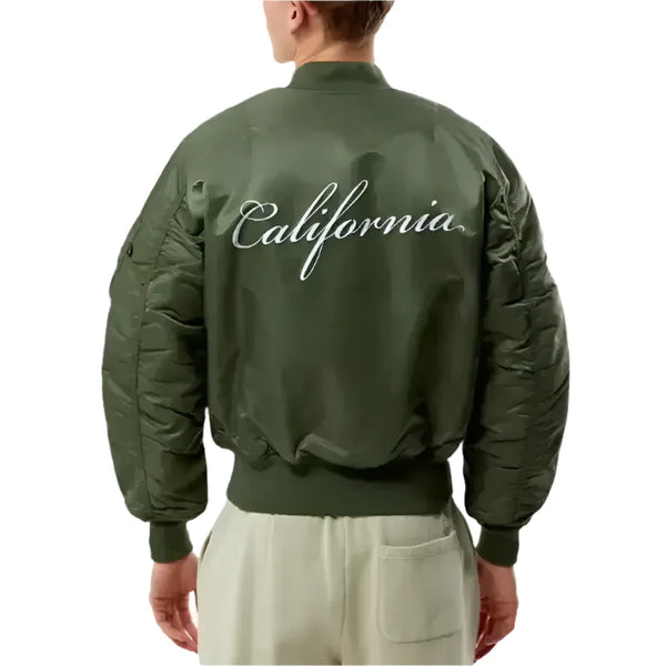 Alpha Industries CA MA-1 Green Bomber Jacket