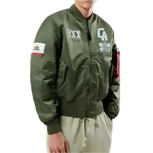 Alpha Industries CA MA-1 Green Bomber Jacket