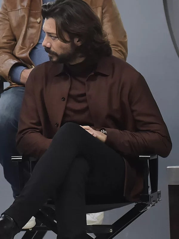 Álvaro Morte Vintage Brown Wool Jacket