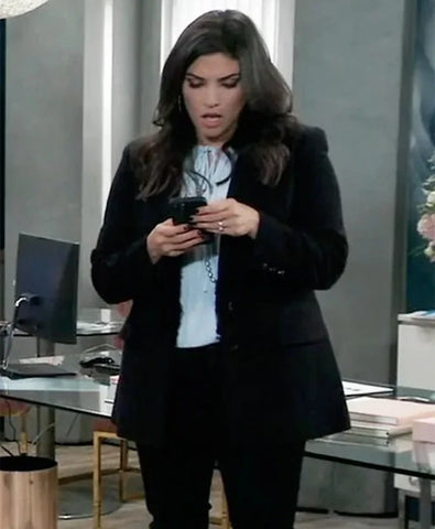 Amanda Setton General Hospital Tweed Blazer