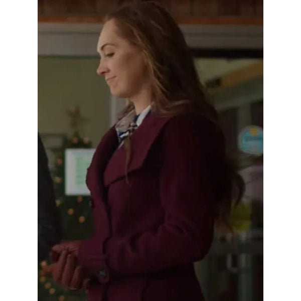 Amber Marshall My Christmas Guide 2023 Hooded Coat