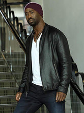 Amenadiel TV Series Lucifer D.B. Woodside Black Leather Jacket