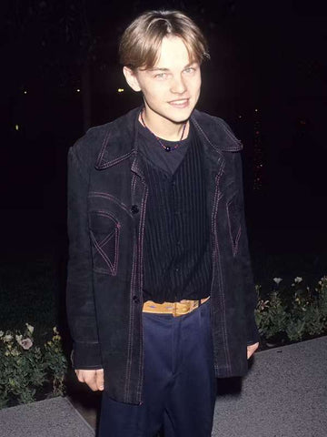 Leonardo DiCaprio Suede Leather Jacket