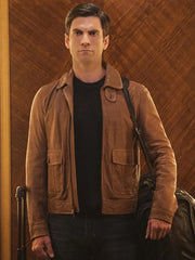 American Horror Story S05 Edward Mordrake Brown Jacket