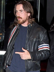 American Psycho Christian Bale Leather Jacket