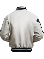 NASA x Air Force by American Trend Patched Varsity Jacket