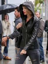 American Singer Taylor Swift Black Hooded Jacket