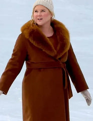 Amy Schumer Kinda Pregnant Shearling Coat