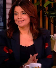 Ana Navarro The View 2026 Embellished Lip Blazer