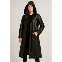 Ana de Armas Ballerina 2025 Leather Trench Coat