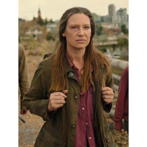 The Last of Us S01 Anna Torv Brown Jacket