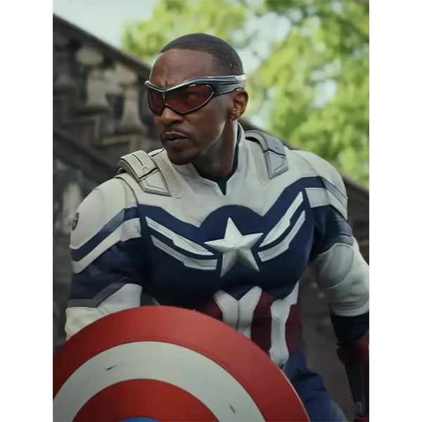 Anthony Mackie Captain America Brave New World Leather Jacket