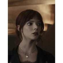 Margot The Menu 2022 Black Leather Jacket