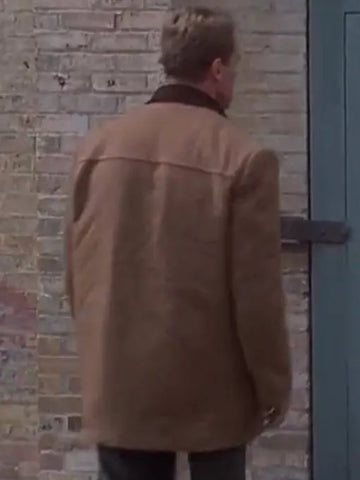 Arnold Schwarzenegger Jingle All the Way Brown Wool Coat