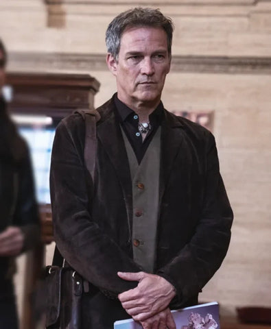 Art Detectives S01 Stephen Moyer Suede Blazer