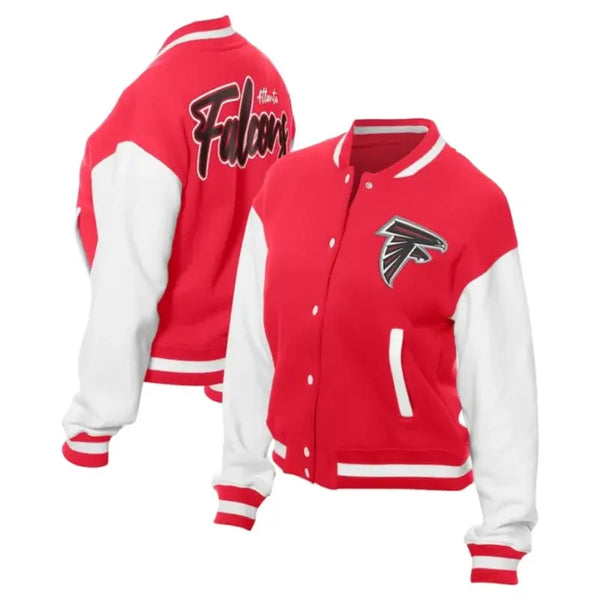 Atlanta Falcons Red Varsity Jacket