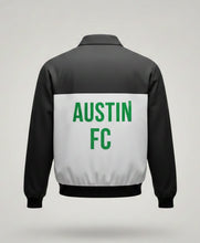 Austin FC Black and White Bomber Jacket
