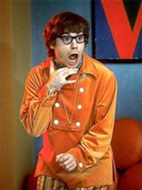 Austin Powers Mike Myers Orange Shirt