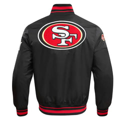 49ers San Francisco Men's Rib Satin Jacket