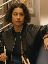Babes 2024 Ilana Glazer Black Leather Jacket