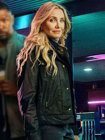 Cameron Diaz in a Black Jacket - Back In Action 2025