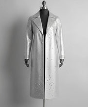 Bad Bunny Silver Embellished Coat