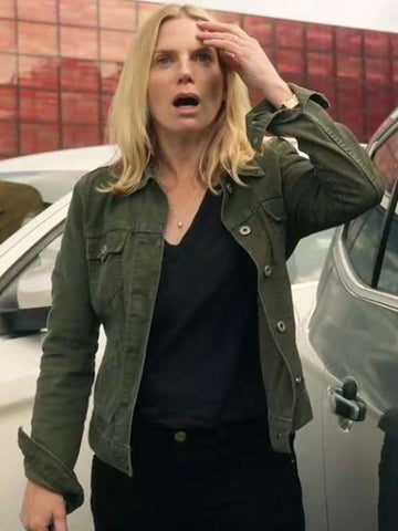 Eva Birthistle Bad Sisters Green Cotton Jacket