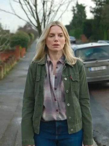 Eva Birthistle Bad Sisters Green Cotton Jacket