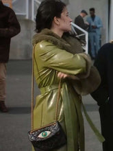 Becka Garvey Bad Sisters S02 Green Leather Coat