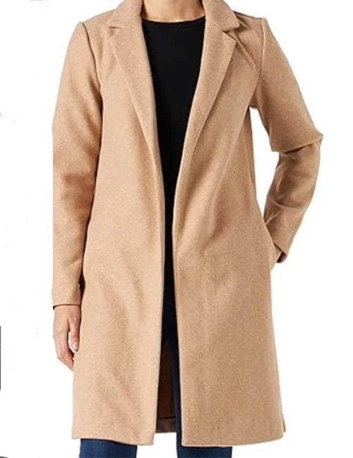 Barbara Howard Abbott Elementary Camel Brown Coat