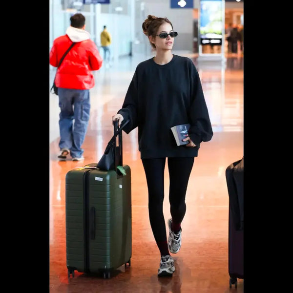 Barbara Palvin Black Sweatshirt