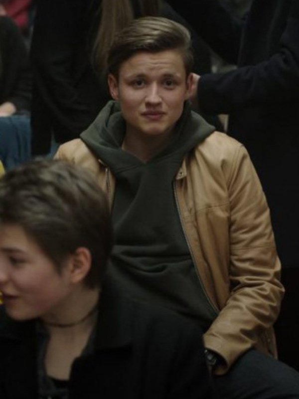 Bartosz Tiedemann Tv Series Dark Paul Lux Brown Leather Jacket