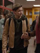 Bartosz Tiedemann Tv Series Dark Paul Lux Brown Leather Jacket
