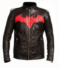 Batman Red and Black Leather Jacket