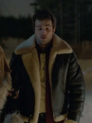 Beau Mirchoff The Finnish Line 2024 Black Leather Jacket