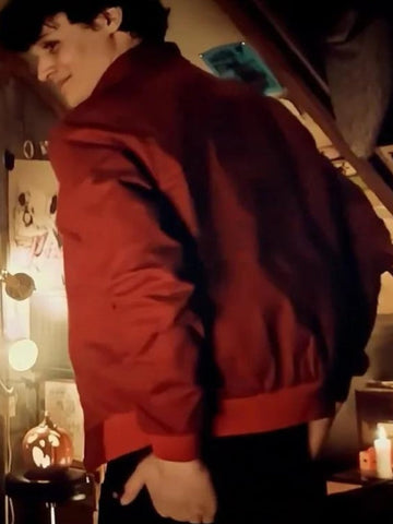 Jeremy Beetlejuice Beetlejuice 2024 Red Jacket